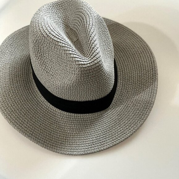 NEW BEACH SUN PROTCETION STRAW HAT WIDE BRIM UNISEX - Picture 3 of 7